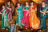 Gunjan Silk Vol 3 By Saroj Silk Best Bridal Wear Surat Saree Wholesale Market
